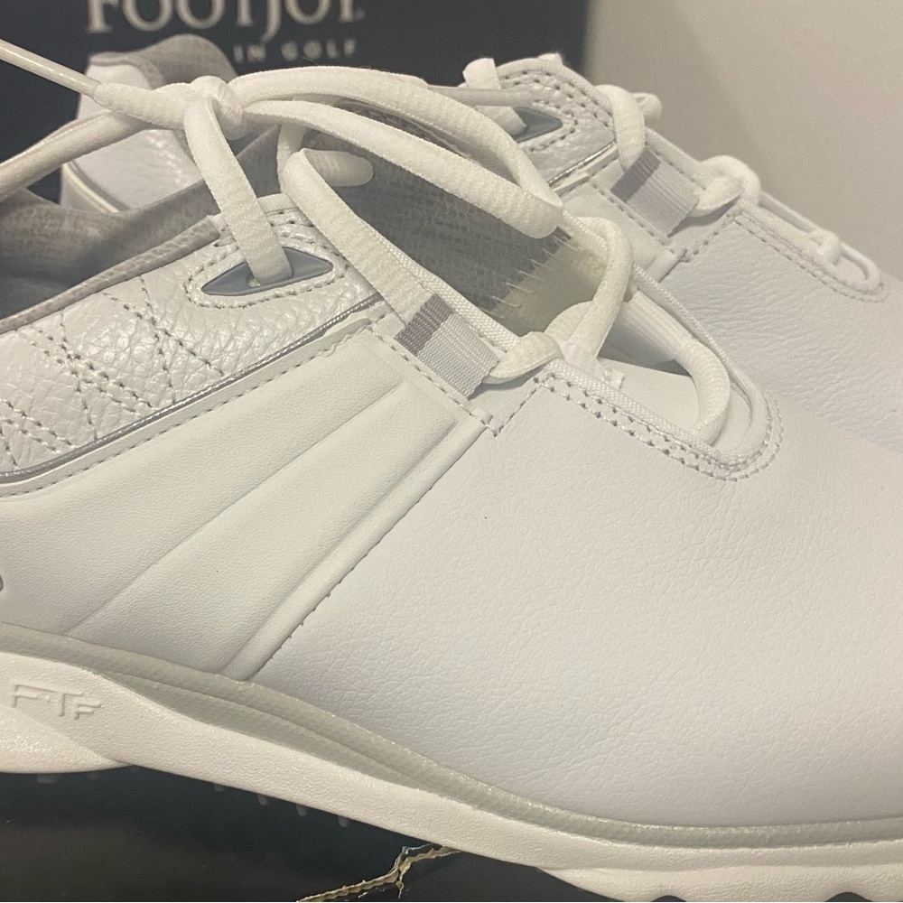 FootJoy Pro SL White Golf Shoes #98134 Size 7.5